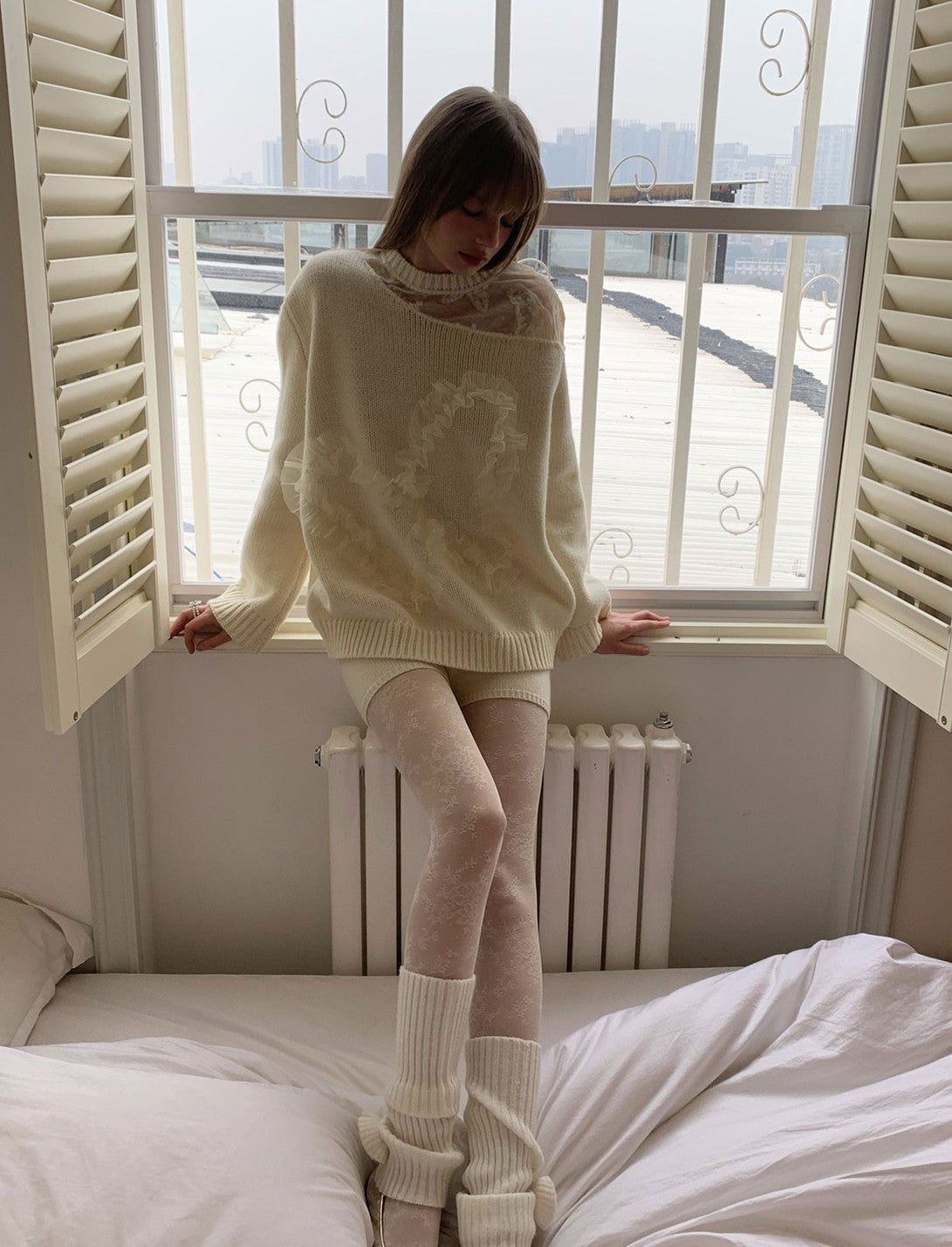 Knit Tight Simple Plain Short-Pants