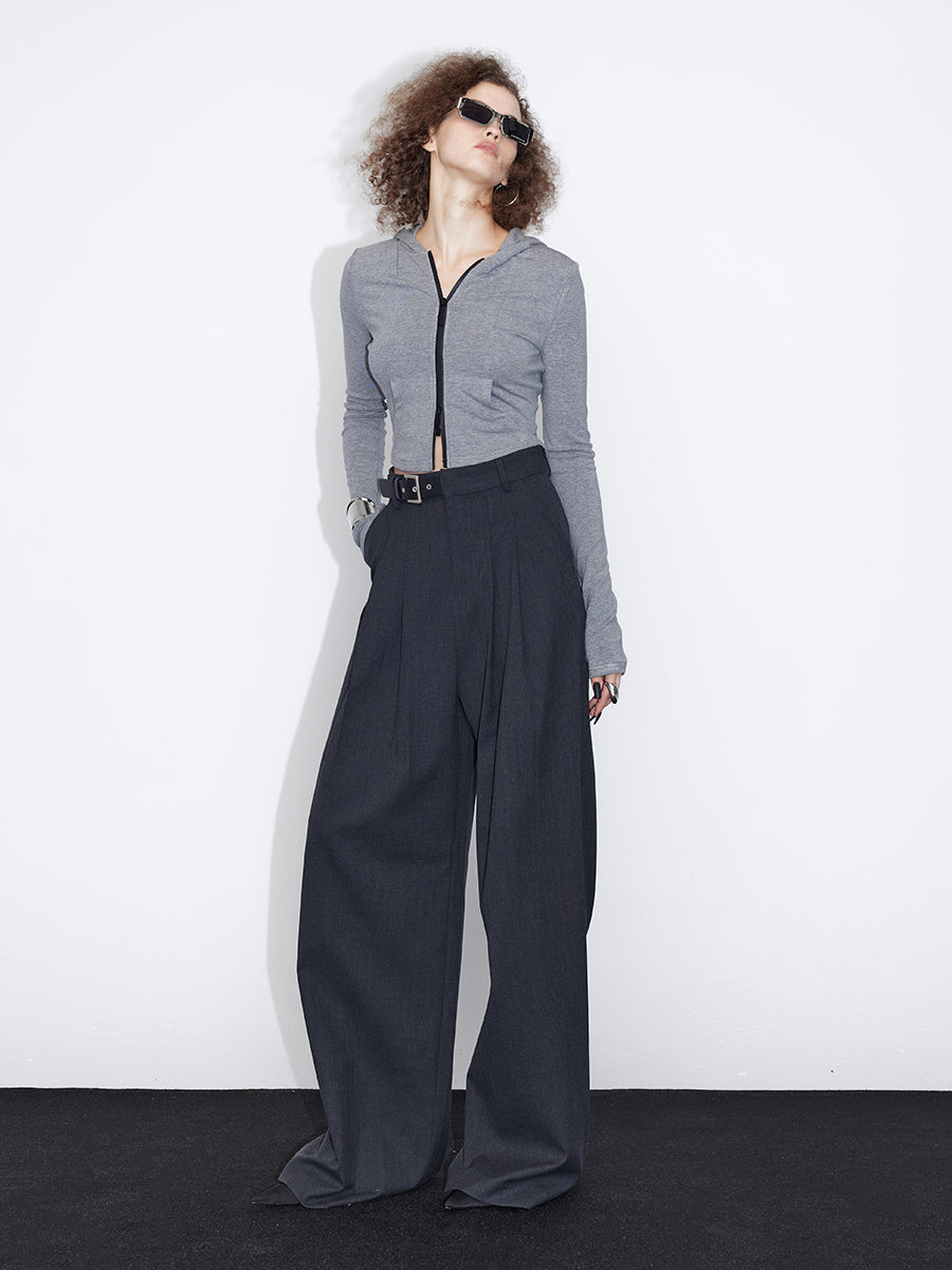 Slacks Straight Simple Chic Pants