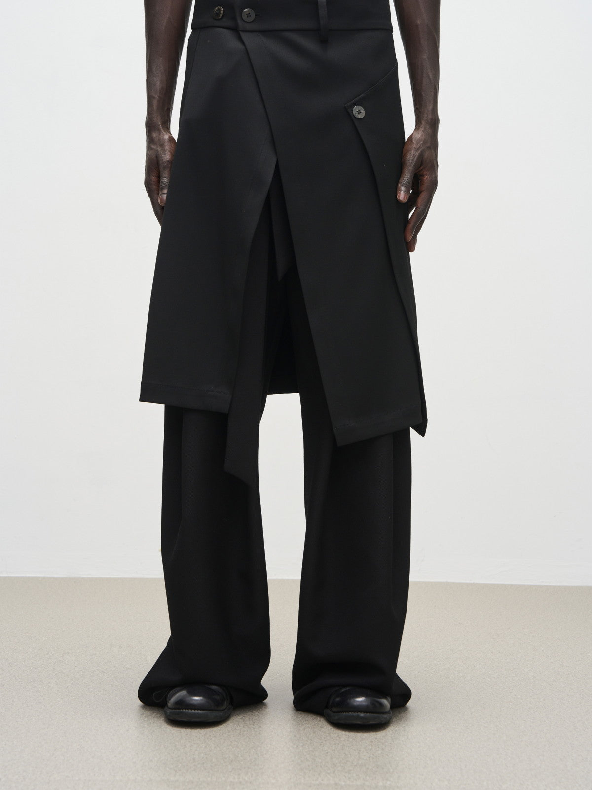Wrap Layered Casual Skirt