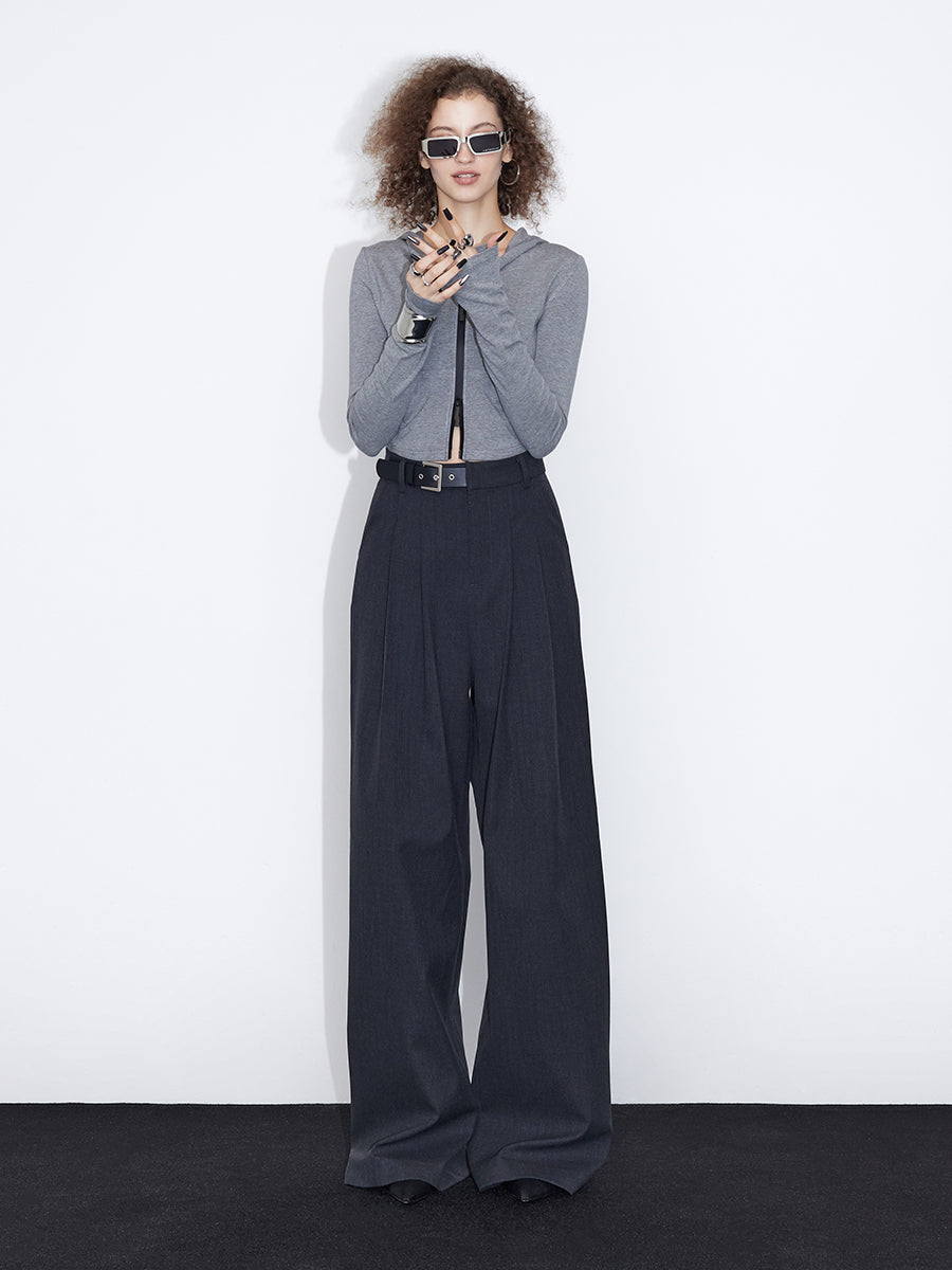 Slacks Straight Simple Chic Pants