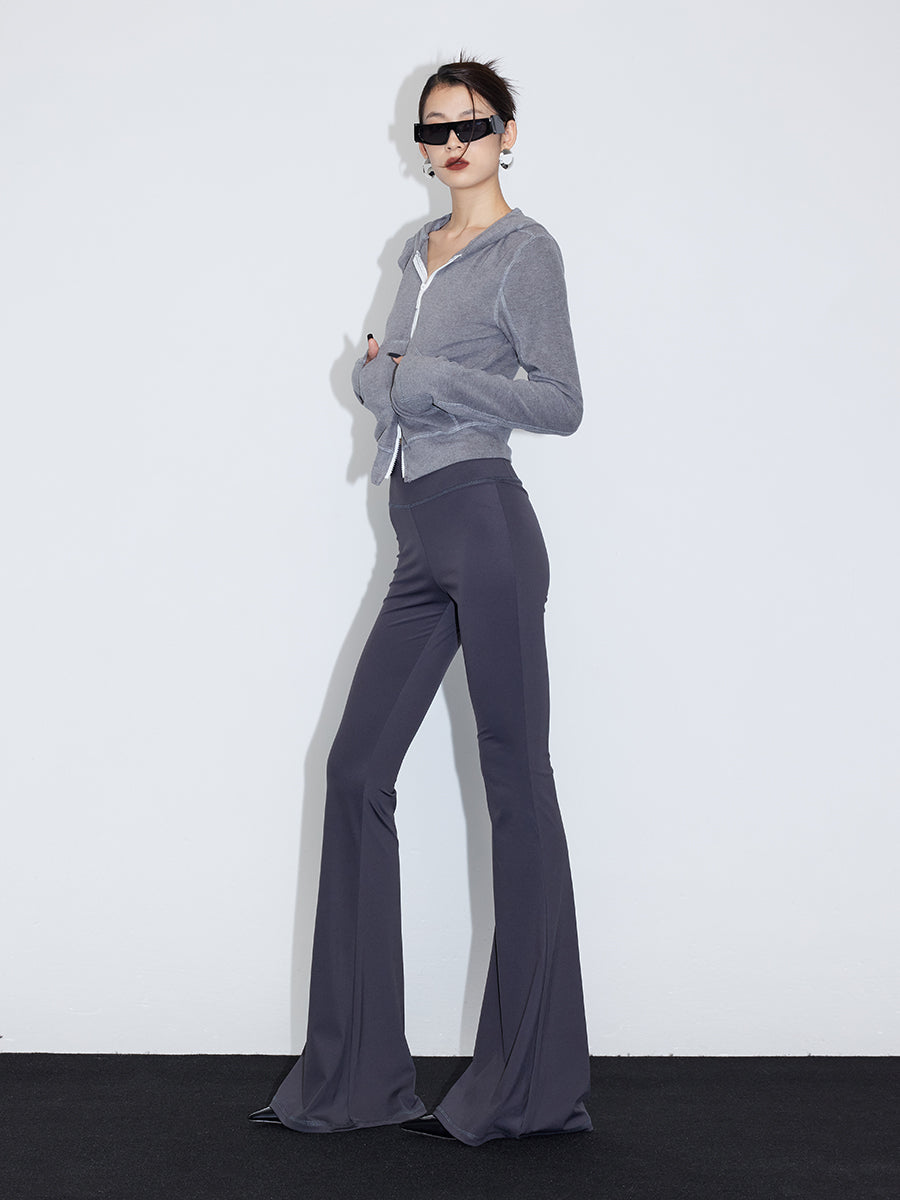 Plain Simple Elegant Flare-Pants