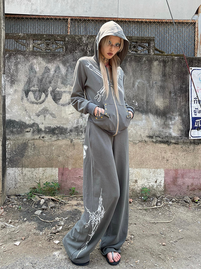 Jersey Casual Sweat Cool Parka&Pants