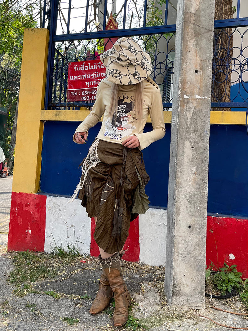 어깨 버튼 시원한 페인트 탑을 배열하십시오