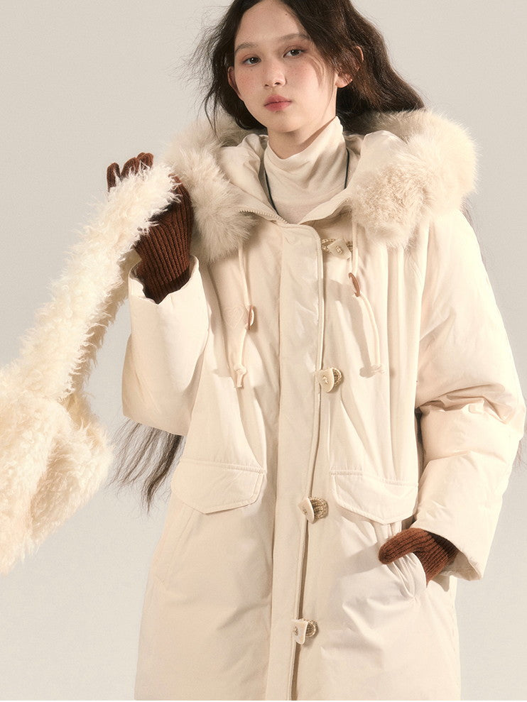 Sweat à capuche en fourrure