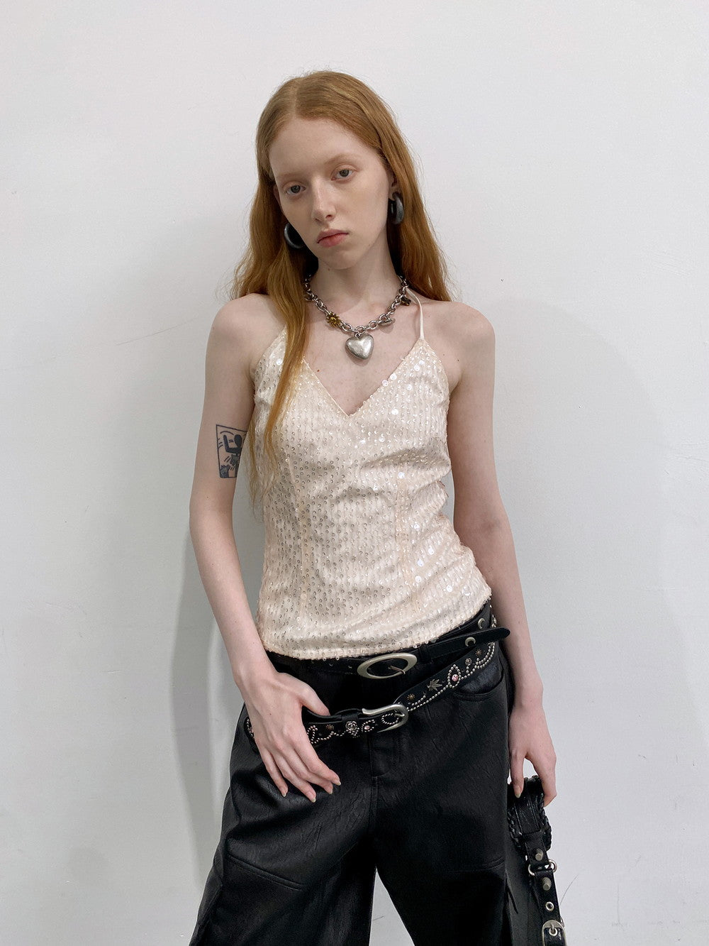 Sequin Glossy Elegant Camisole
