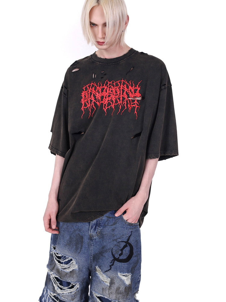 Unisex Loose Crew-Neck Csaual Oversize T-Shirt