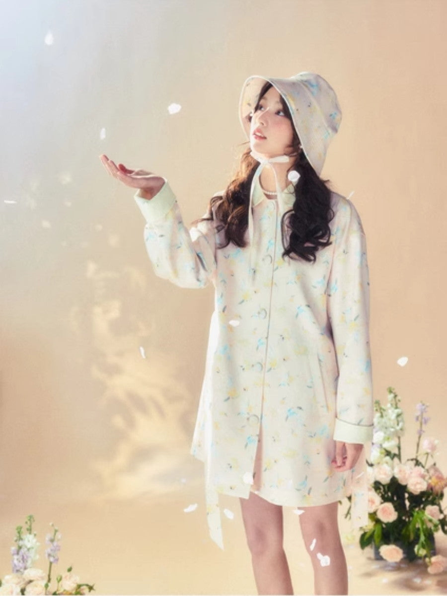 Flower Ribbon Sute Hat