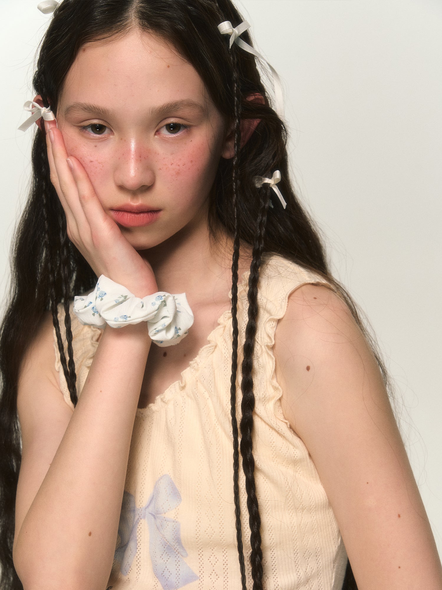 Ribbon Mellow Girly Sleevels Summer-Take