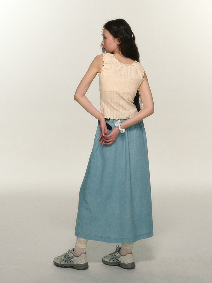 Ribbon Mellow Girly Sleevels Summer-Take