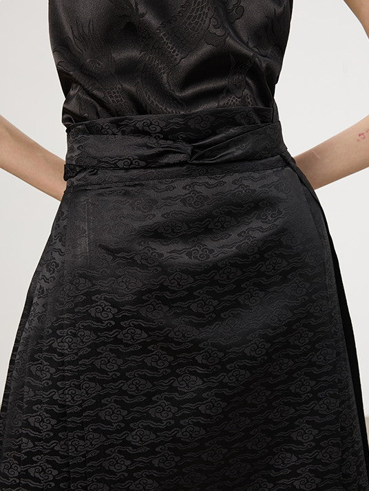 China American-Sleeve Stifty Chic High-End-Bluse & Langstachel