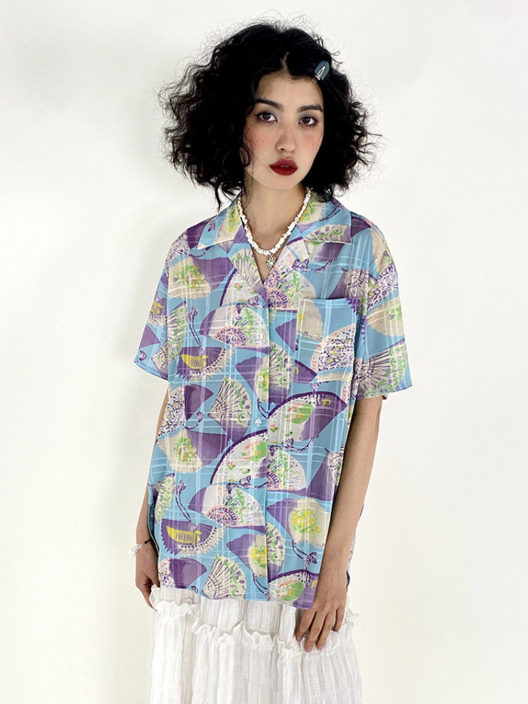 Japanese Fan Modern Nichi Oversize Casual Shirt