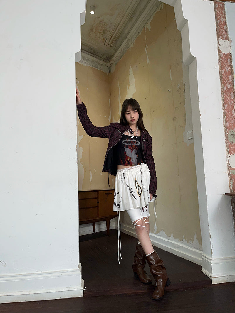 Fire Angel Back-Open Sleeveless Tops