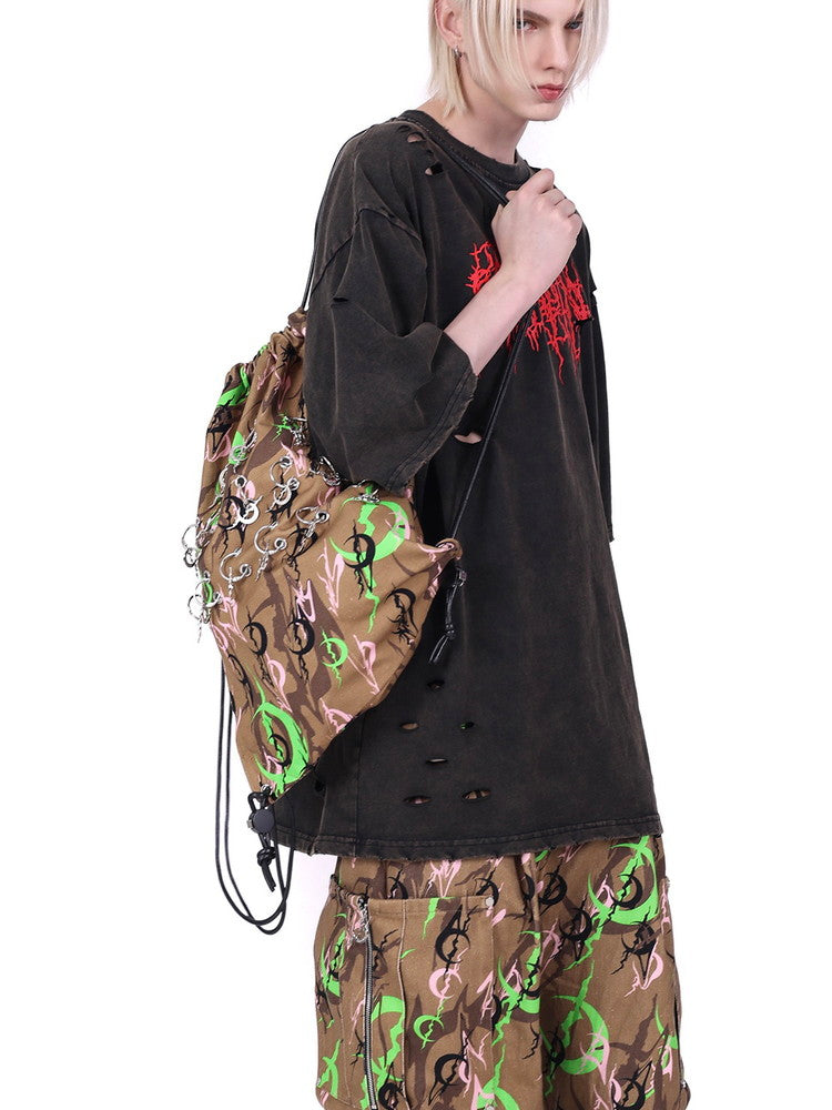 Unisex Loose Crew-Neck Csaual Oversize T-Shirt