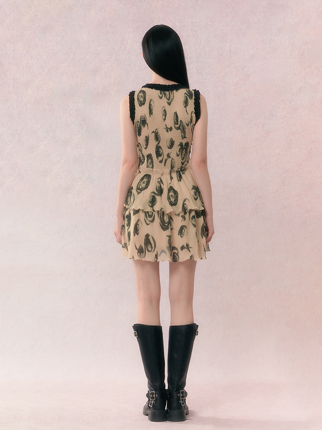 Retro Gather Tiered Mini-One-Piece