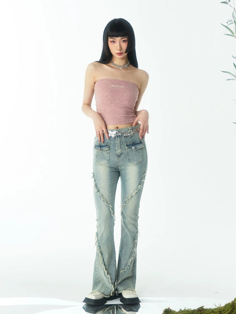 Strick einfache schlanke innere Stretch-Slim-Muffler & Tube-Tops