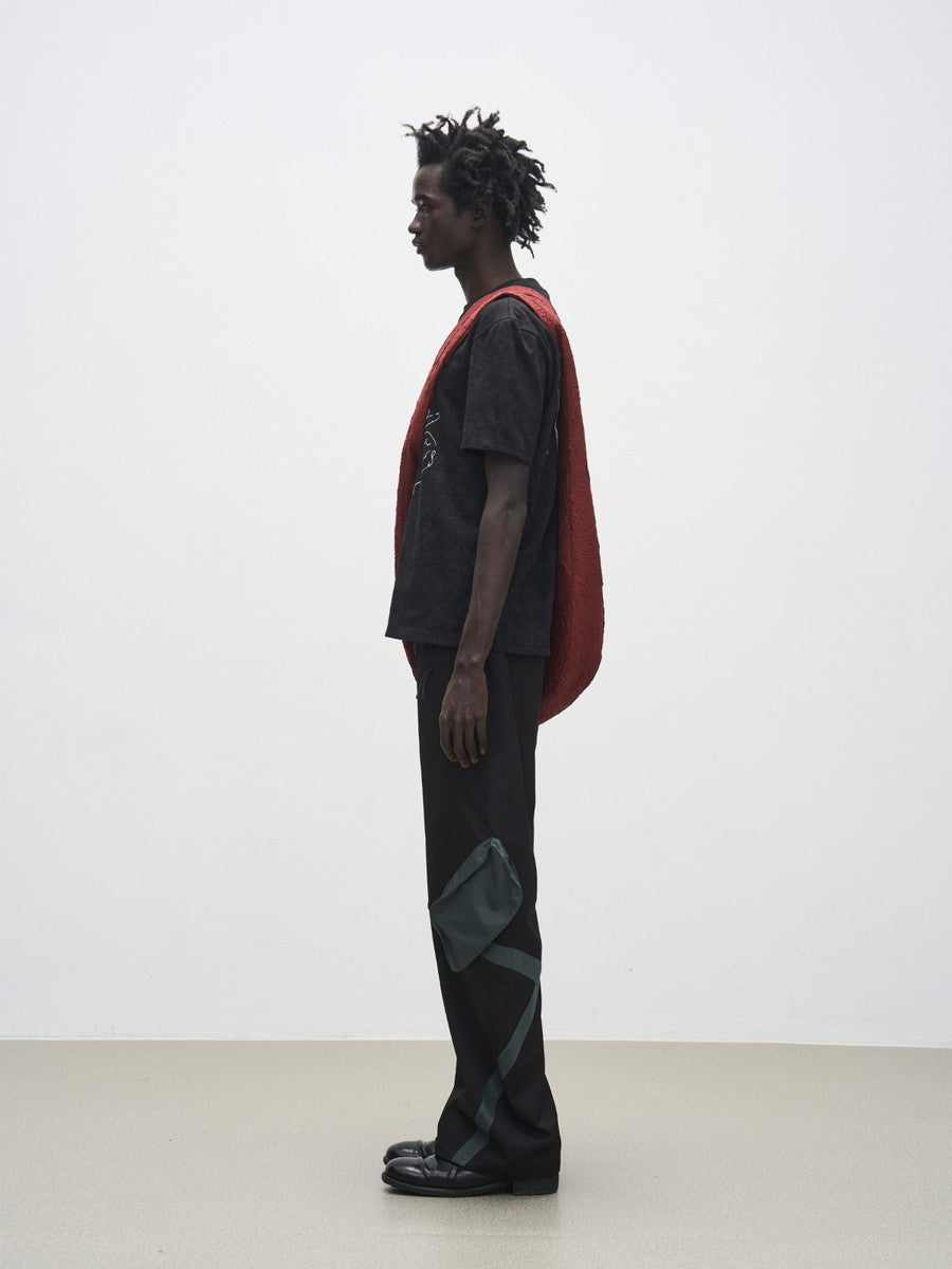 사이드 포켓 캐주얼 바이 컬러 스포츠 PTAN