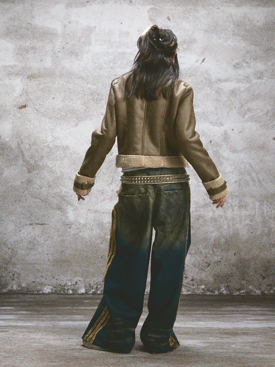 Side-Tassel Loose Casual Cool Wide-Pants