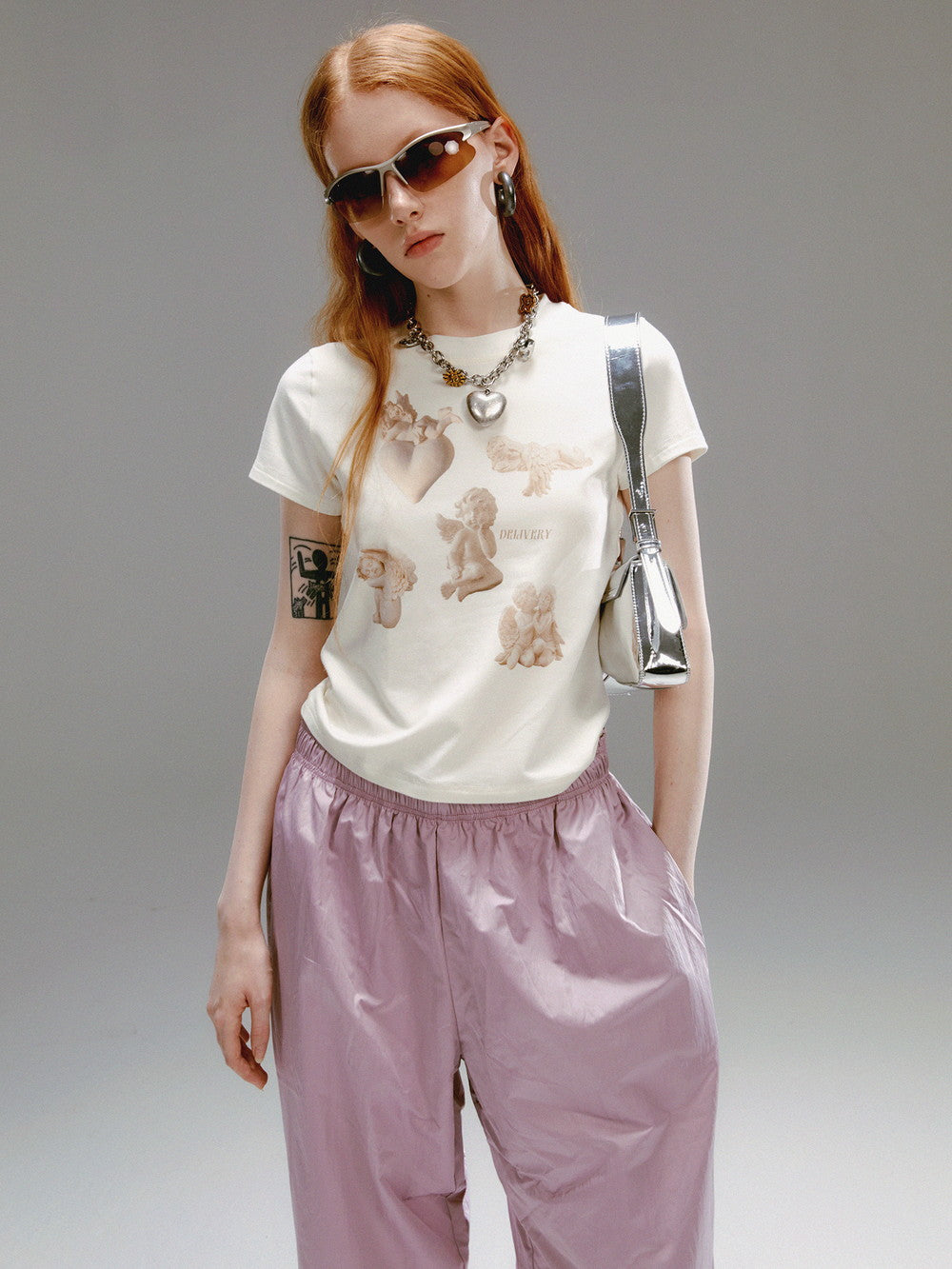 T-shirt rétro mignon ange
