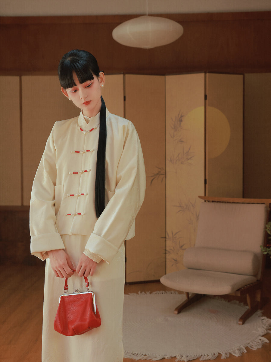 Stickerei MAO-Kriegen China Retro Jacke