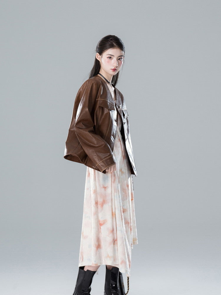 Velvet Floral Camisole Sheer Pale Long Dress