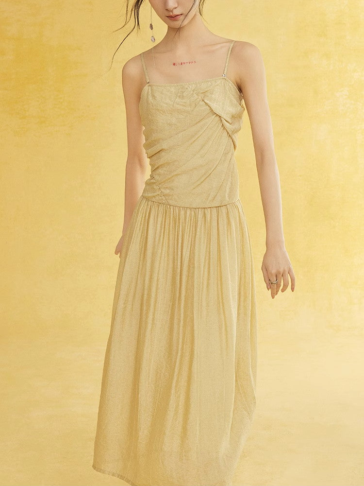 카이솔 자연 복고풍 긴 일체형