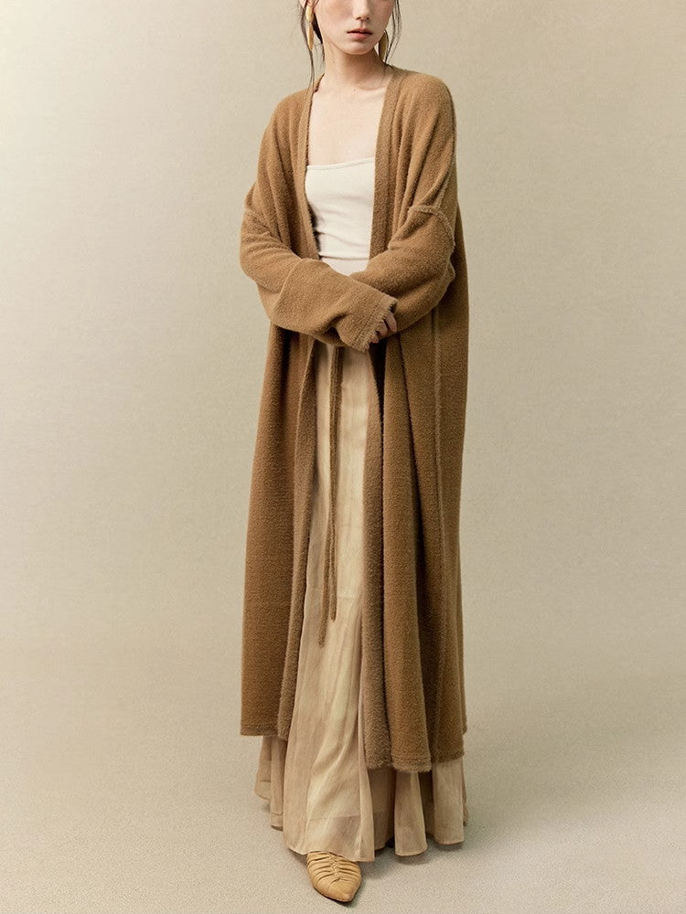 Knit Simple Loose Classy Long-Cardigan