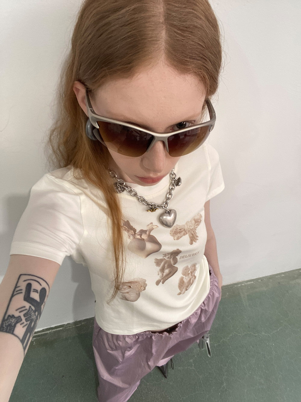T-shirt rétro mignon ange