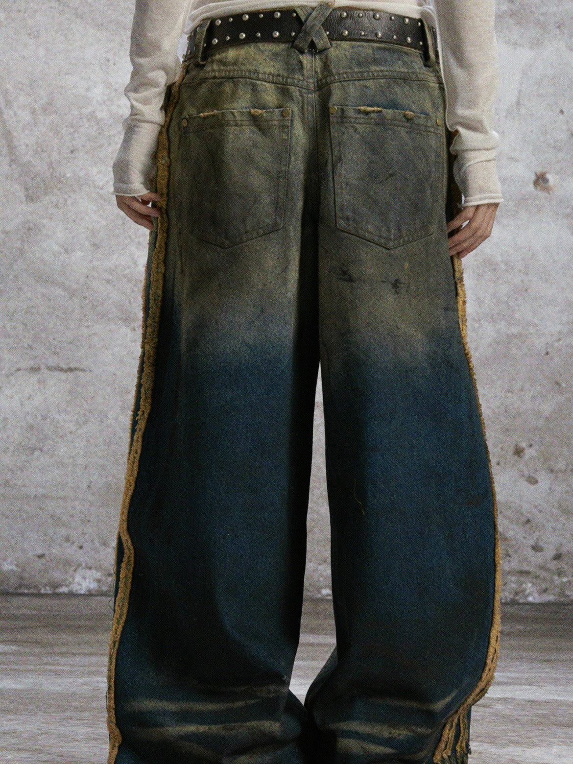 Side-Tassel Loose Casual Cool Wide-Pants