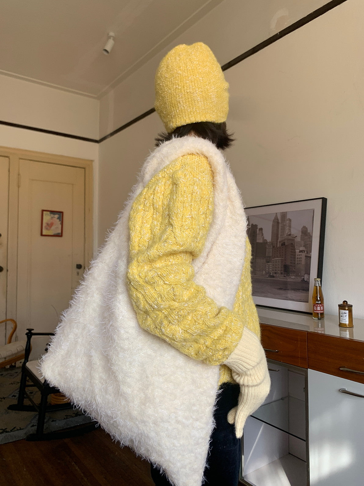 Cwer-Neck Vivid Vintage Simple Chic Cable-Knit