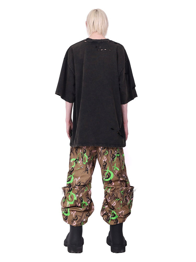 Unisex Loose Crew-Neck Csaual Oversize T-Shirt