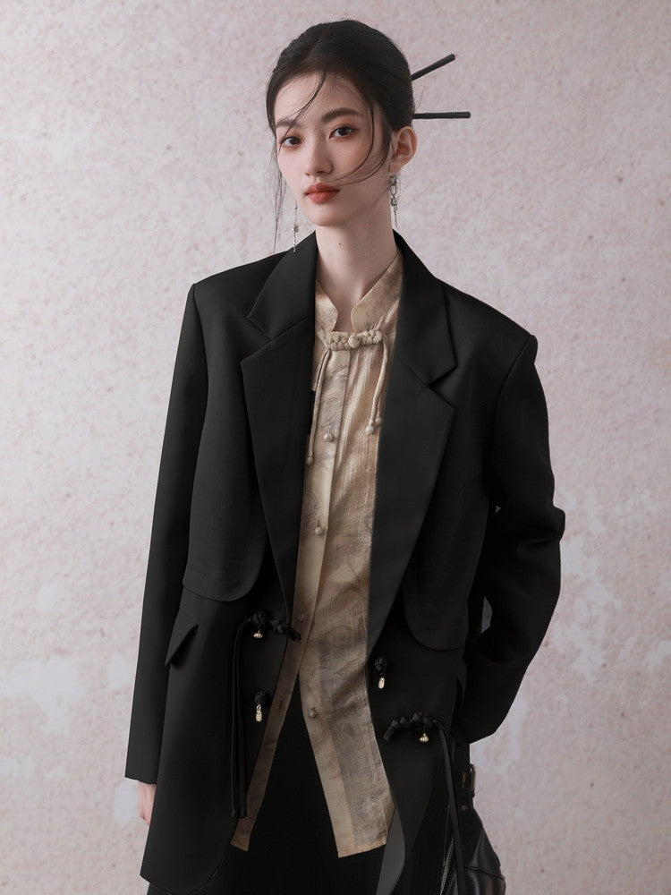 Jacket&Long-Skirt Chic Simple Oversize Set-Up