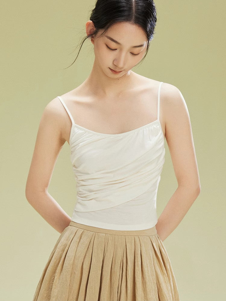 Simple Drape Inner Slim Chic Camisole