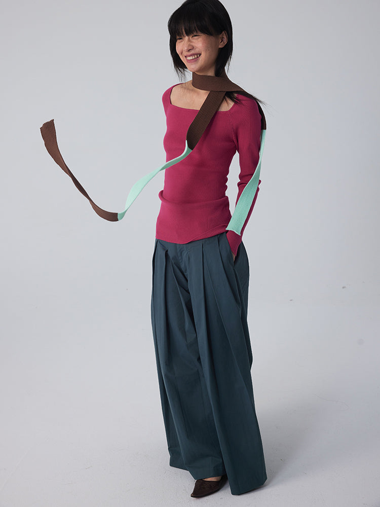 슬림 한 바이 컬러 레트로 대비가 훔쳤다