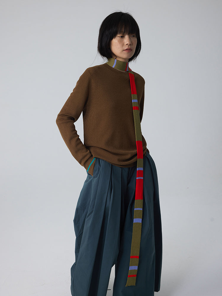 Unisex loser Ballon mit breiten Beinen, einfachen Weithose