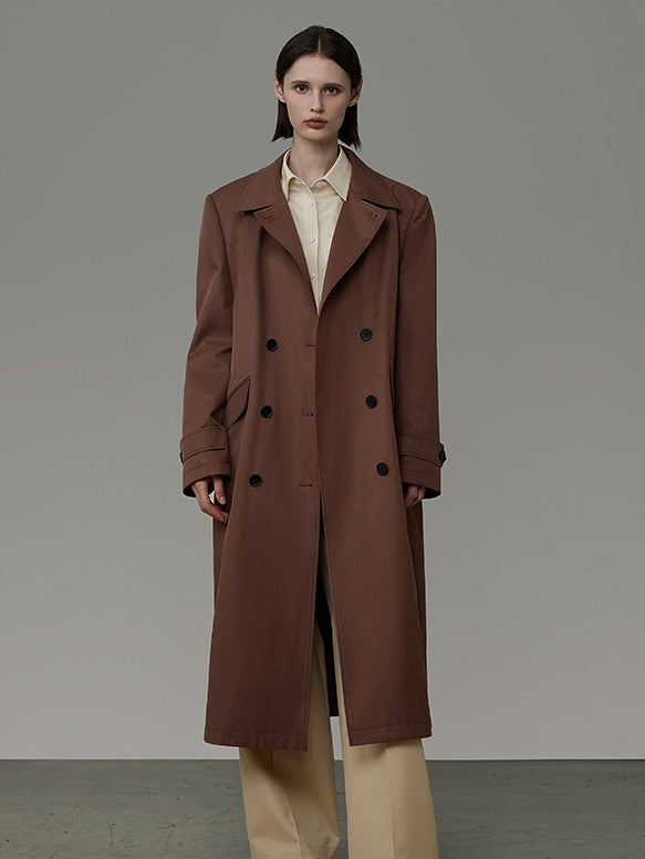 Chic Classy Simple Slim Long-Coat