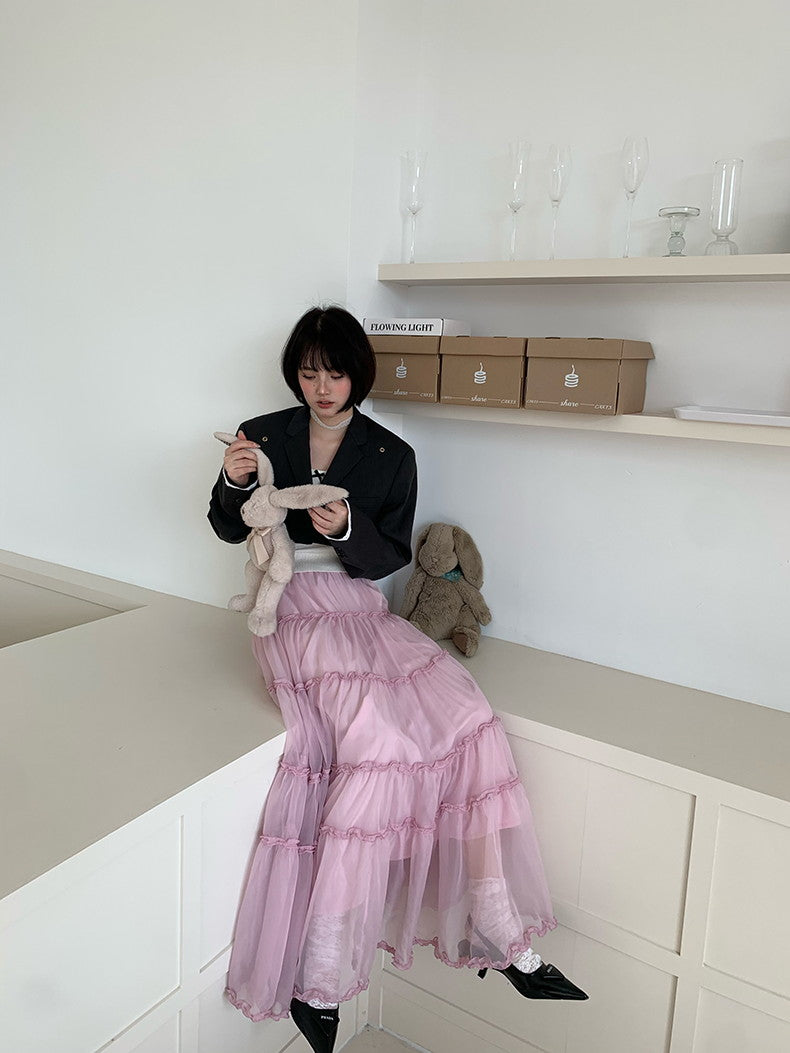 Simple Modern Plain Short-Jacket&Minis-Kirt