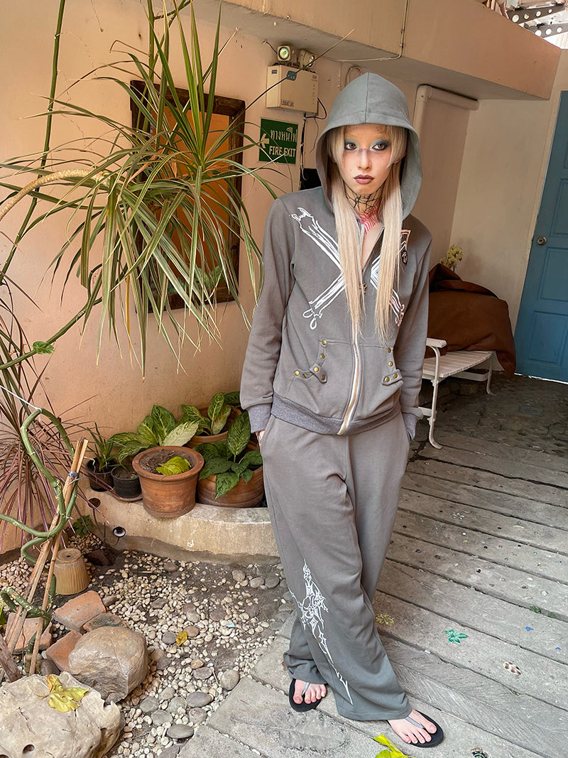 Jersey Casual Sweat Cool Parka&Pants