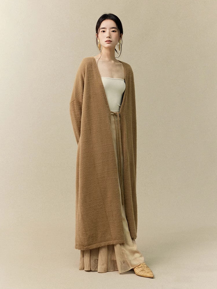 Knit Simple Loose Classy Long-Cardigan