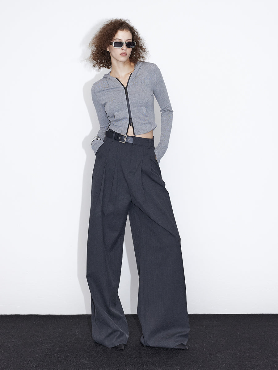 Slacks Straight Simple Chic Pants