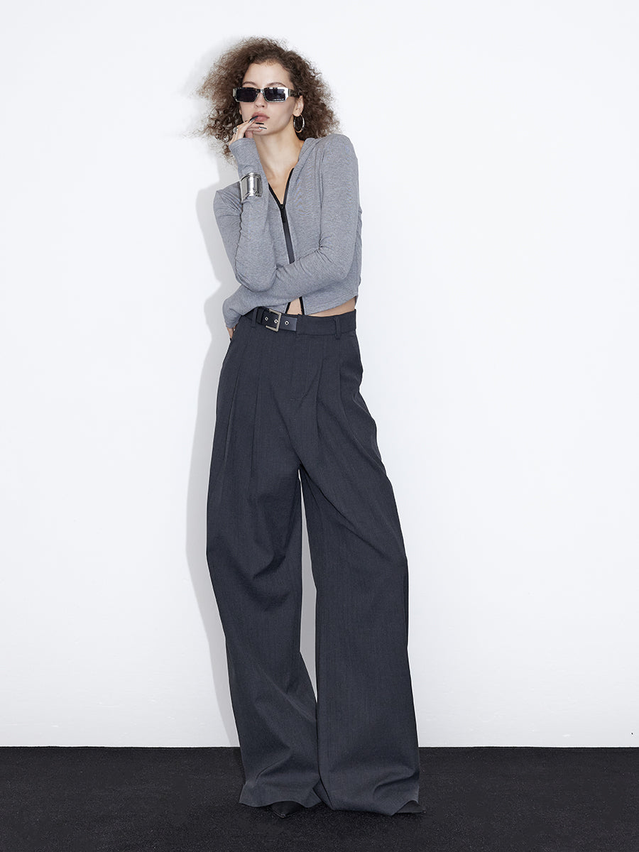 Slacks Straight Simple Chic Pants