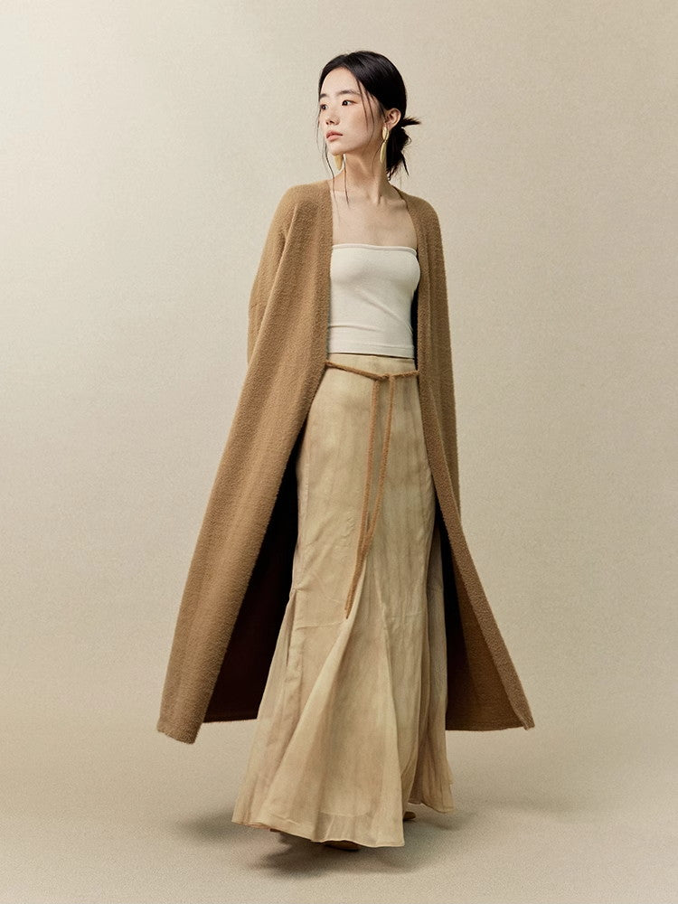 Knit Simple Loose Classy Long-Cardigan