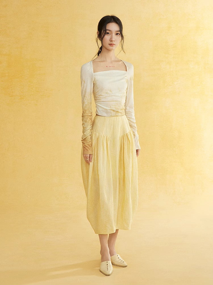 Faltenfalt, retro-abgestufte Langstrecke