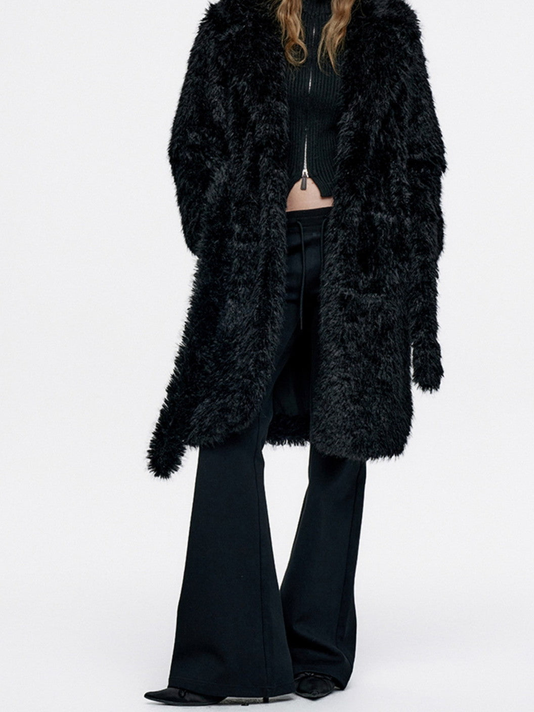 Drawstring Warm Casual Relax Flrae-Pants