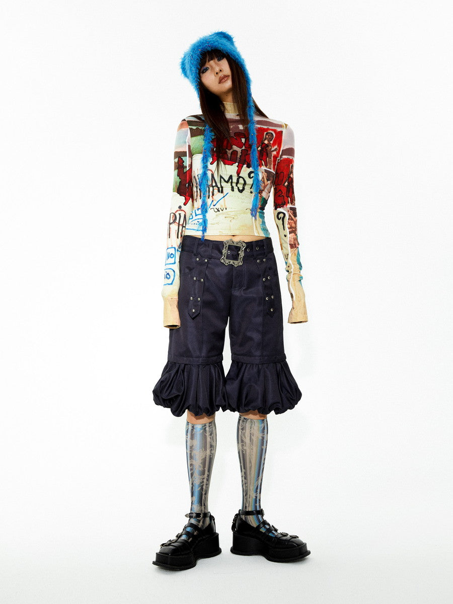 Stripe Colorfer Silhouette Highsocks