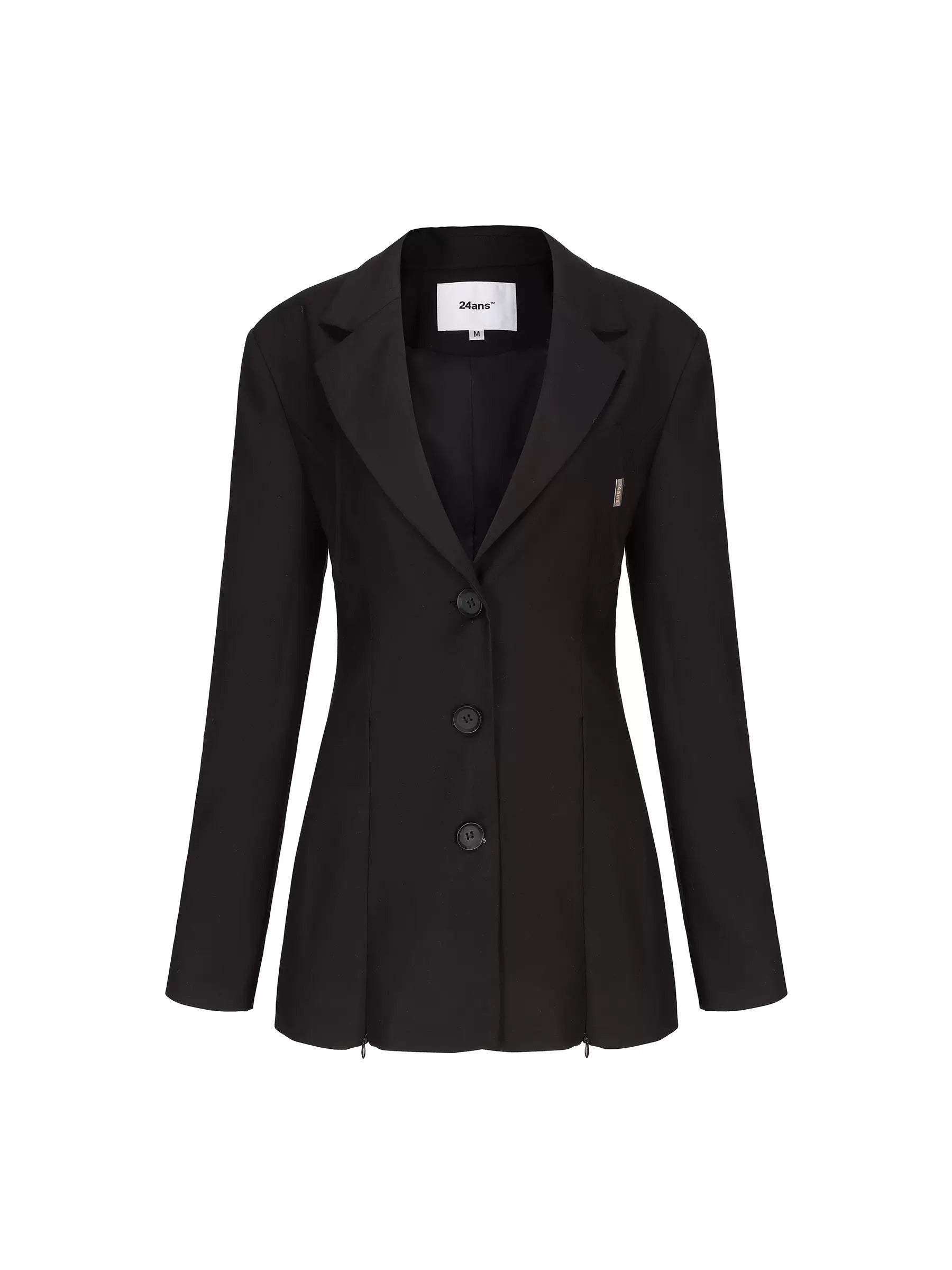 Zipper Slit Design Jacket & Pants