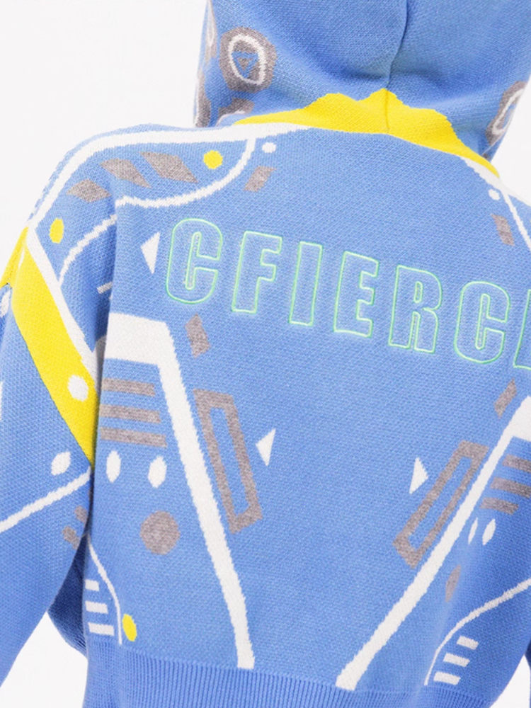 Hoodie Character Pop Universefancy Knit-Parka