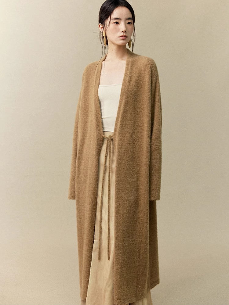 Knit Simple Loose Classy Long-Cardigan
