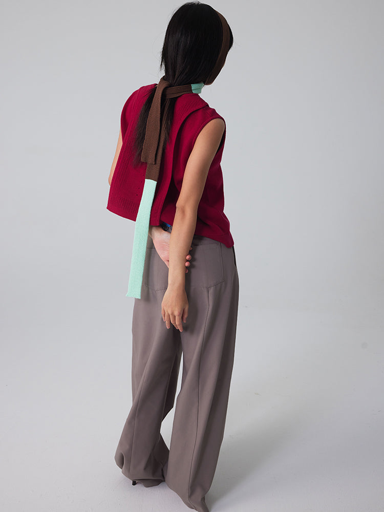 슬림 한 바이 컬러 레트로 대비가 훔쳤다