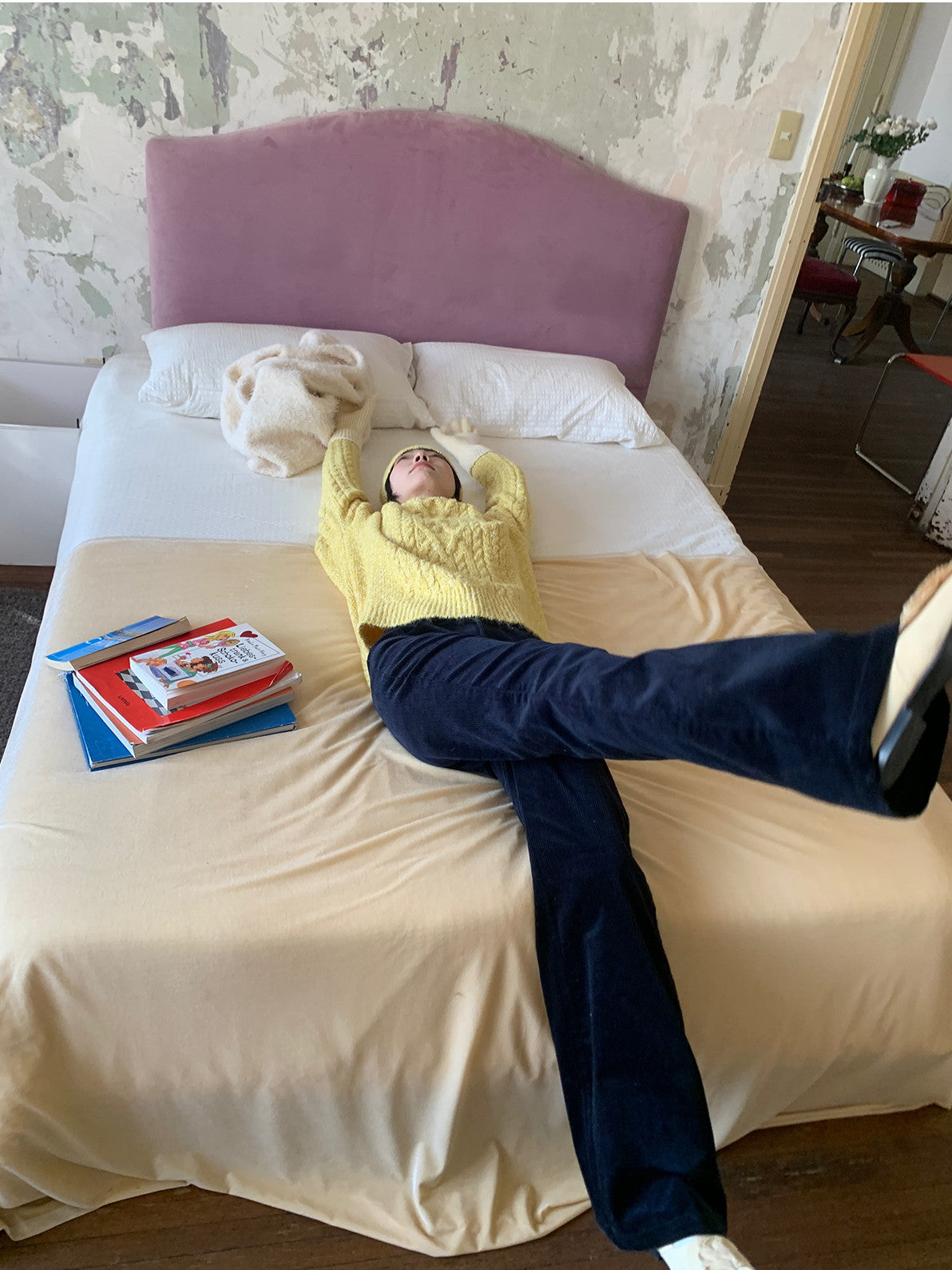 Cwer-Neck Vivid Vintage Simple Chic Cable-Knit