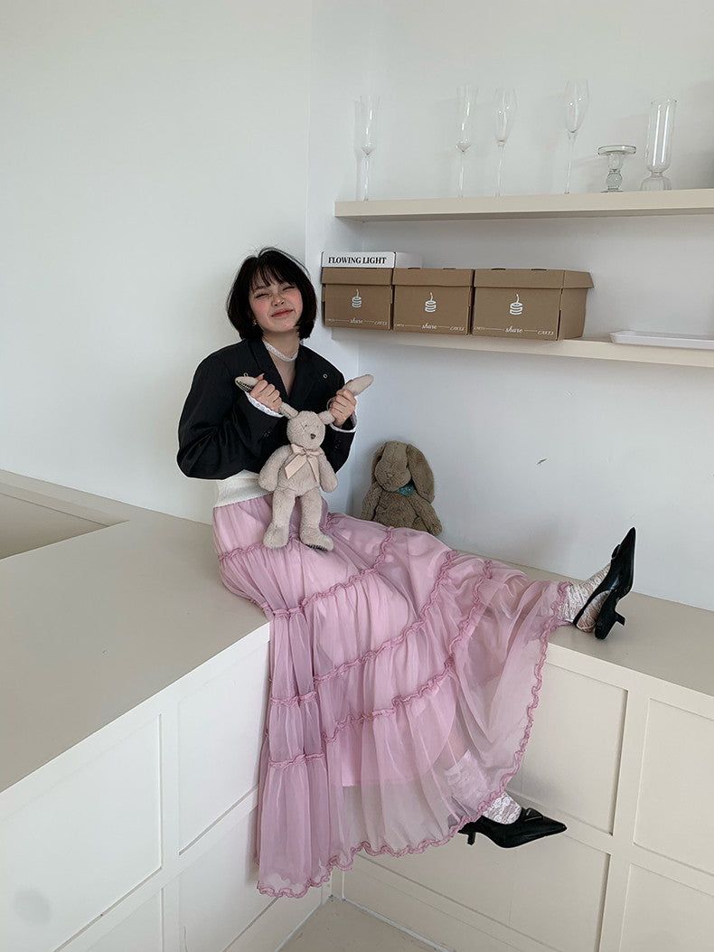 Simple Modern Plain Short-Jacket&Minis-Kirt